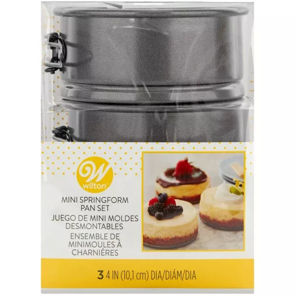wilton-4-inch-mini-springform-pan-set-3-piece-set Wilton 4-Inch Mini Springform Pan Set, 3-Piece Set