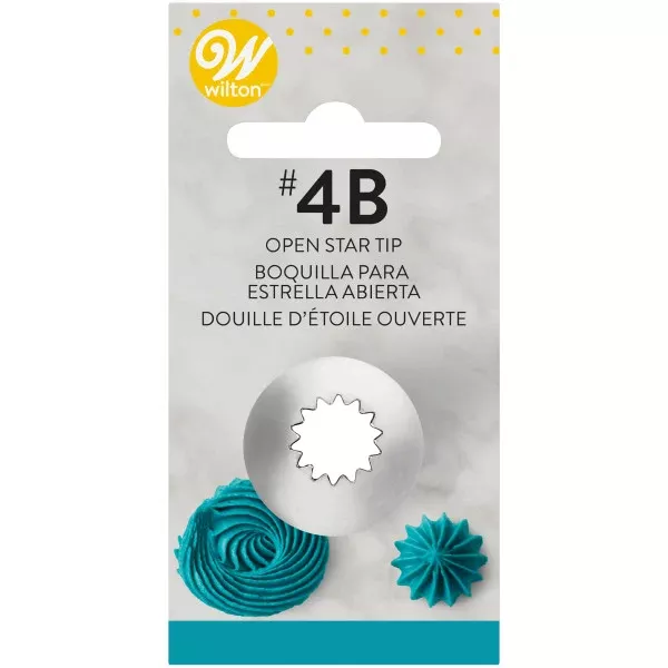Wilton #4B Large Open Star Cake Decorating Tip