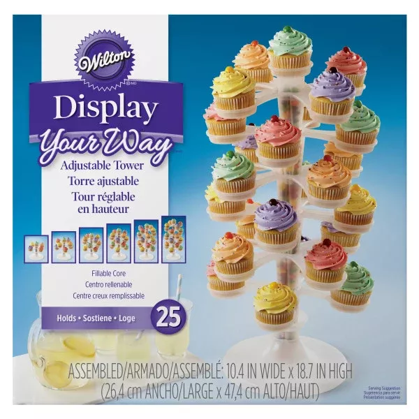 wilton-6-tier-cupcake-tower-stand-18-7-inch Wilton 6-Tier Cupcake Tower Stand, 18.7-Inch