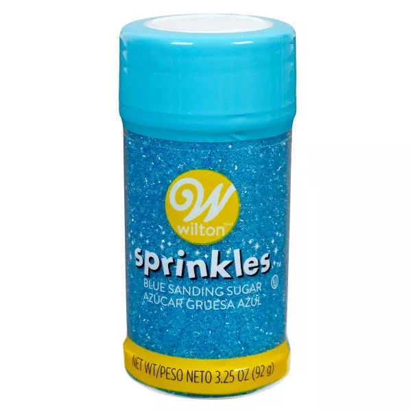 Wilton Blue Sanding Sugar, 3.25 oz.