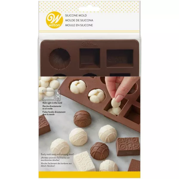 wilton-box-chocolates-silicone-candy-mold-15-cavity Wilton Box of Chocolates Silicone Candy Mold, 15-Cavity