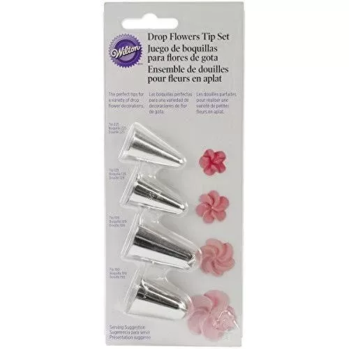 wilton-cake-decorating-drop-flower-tips-4-piece-piping-tips-set Wilton Cake Decorating Drop Flower Tips, 4-Piece Piping Tips Set