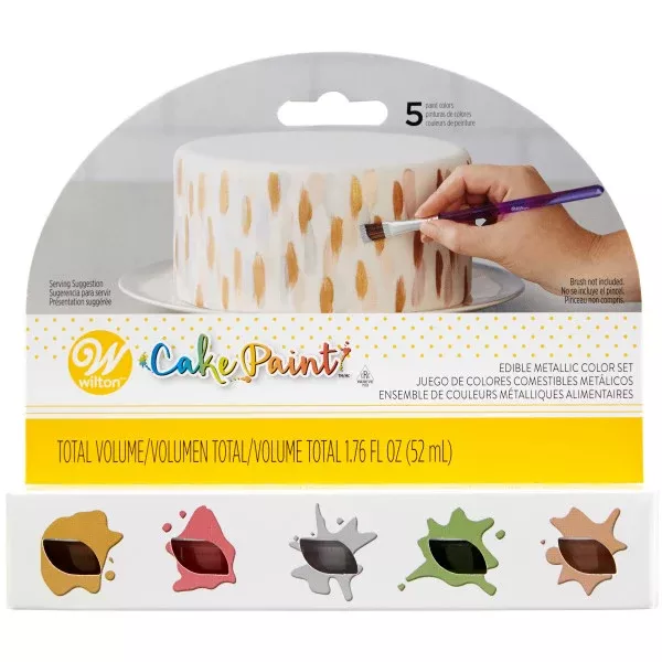 wilton-cake-paint-set-5-piece-metallic-set-gold-silver-copper-red-green Wilton Cake Paint Set, 5-Piece Metallic Set (Gold, Silver, Copper, Red & Green)