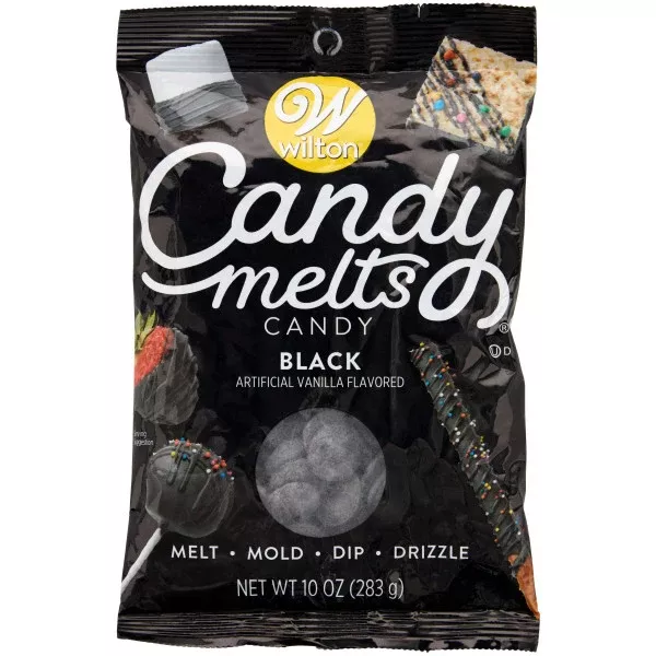 wilton-candy-melts-black-candy-10-oz Wilton Candy Melts Black Candy, 10 oz.