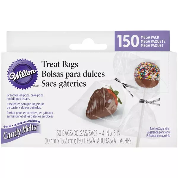 wilton-clear-confectionary-treat-bags-150-count Wilton Clear Confectionary Treat Bags, 150-Count