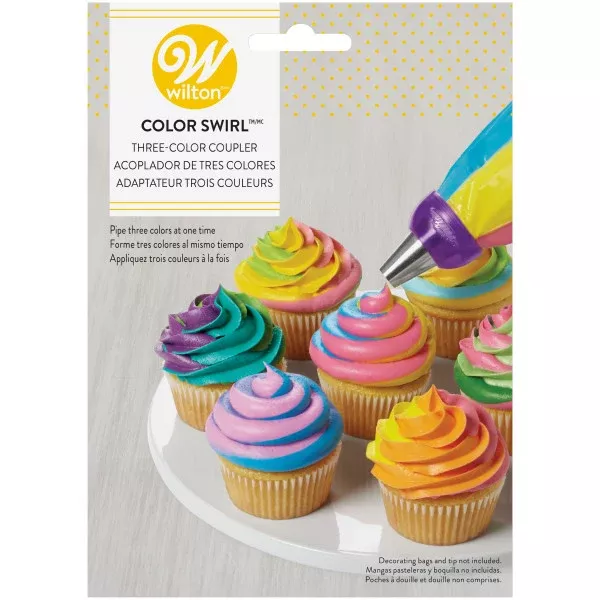 wilton-color-swirl-3-color-coupler-cupcake-decorating-set Wilton Color Swirl 3-Color Coupler Cupcake Decorating Set