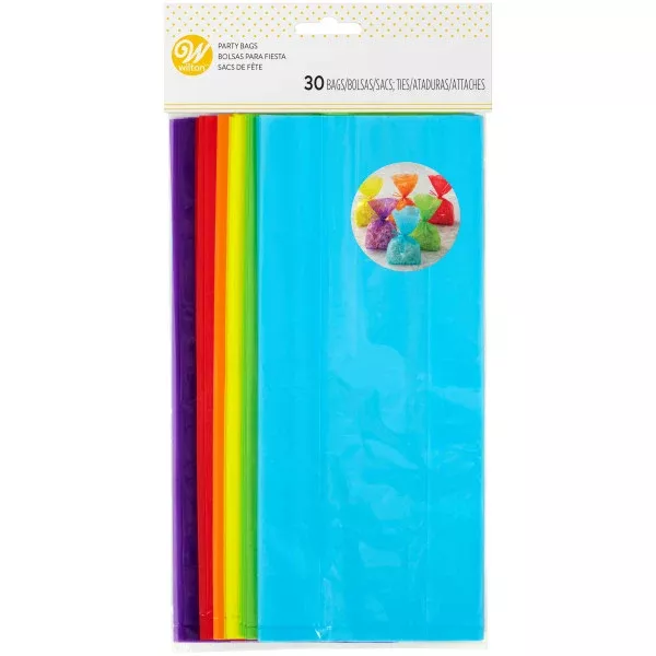 Wilton Colored Treat Bags, 30-Count
