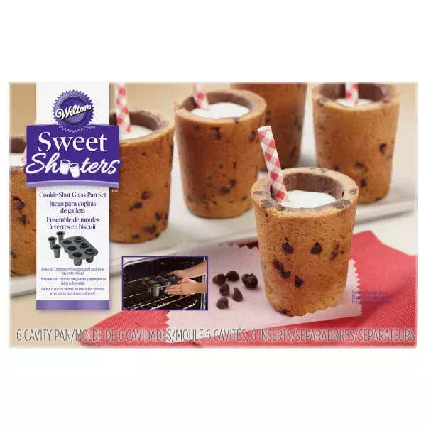 wilton-cookie-shot-glass-6-cavity-baking-pan Wilton Cookie Shot Glass, 6-Cavity Baking Pan
