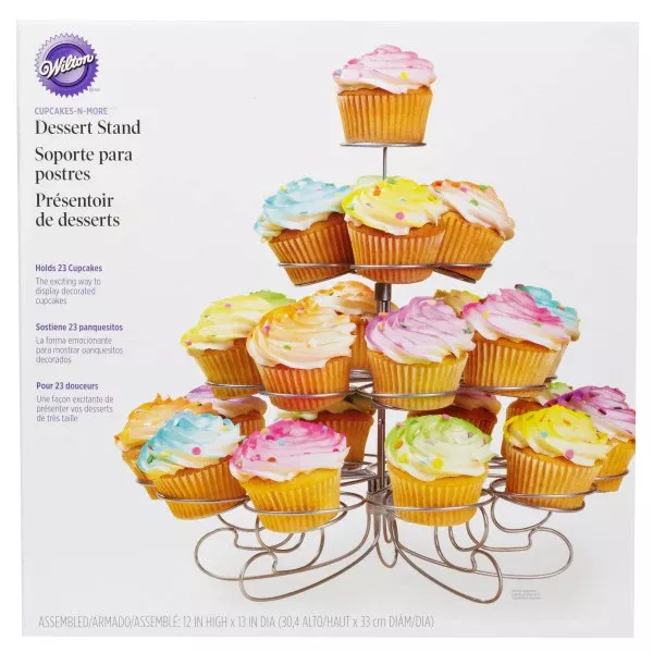wilton-cupcakes-n-more-cupcake-stand-four-tier-dessert-stand Wilton Cupcakes 'N More Cupcake Stand - Four Tier Dessert Stand