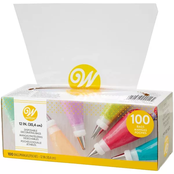 wilton-disposable-decorating-piping-bags-12-in-100-count Wilton Disposable Decorating and Piping Bags – 12 in. – 100 Count