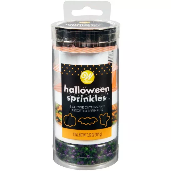wilton-halloween-sprinkles-cookie-cutter-set-5-piece Wilton Halloween Sprinkles and Cookie Cutter Set, 5-Piece