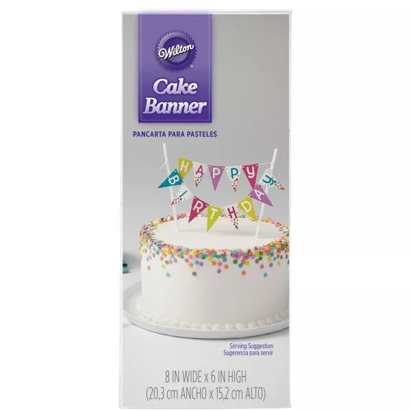 Wilton Happy Birthday Cake Banner