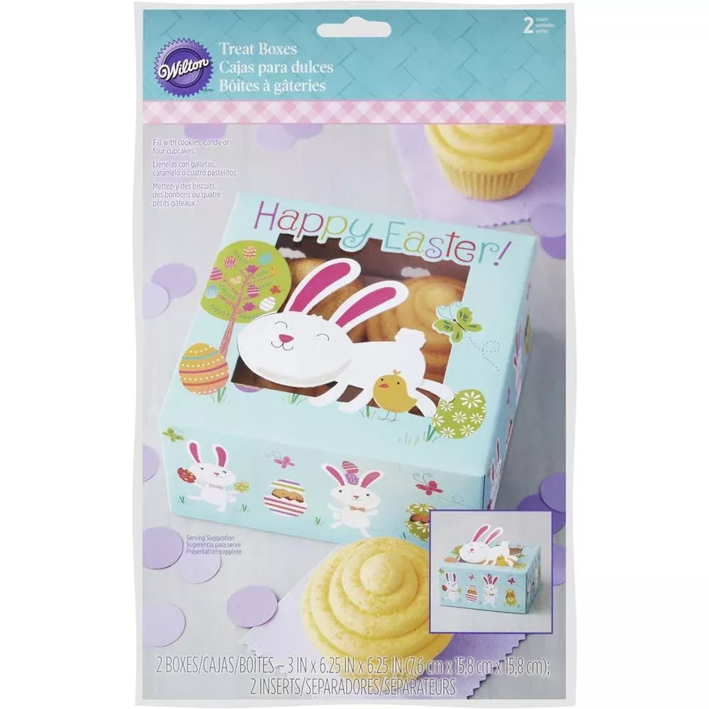 wilton-happy-easter-treat-boxes-2-count Wilton Happy Easter Treat Boxes, 2 Count