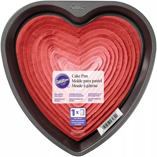 wilton-heart-shaped-non-stick-cake-pan-9-inch Wilton Heart Shaped Non-Stick Cake Pan, 9 Inch