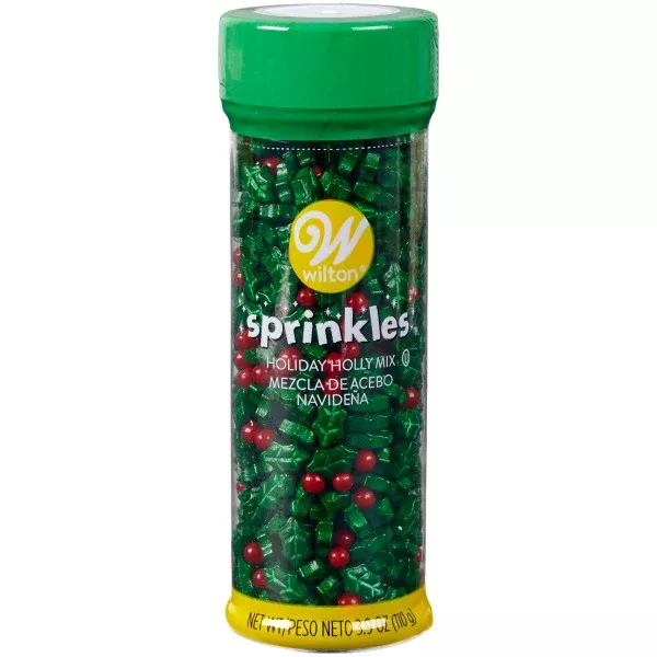 wilton-holly-sprinkles-mix-3-9-oz Wilton Holly Sprinkles Mix, 3.9 oz.