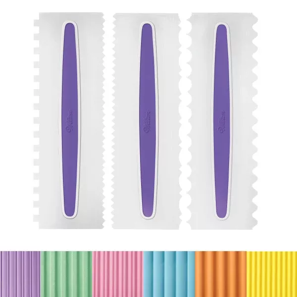 wilton-icing-comb-set-smoother-textured-3-piece Wilton Icing Comb Set Smoother Textured – 3 Piece
