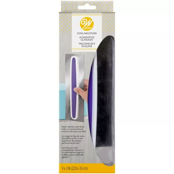 wilton-icing-smoother-9-inch-stainless-steel-cake-decorating-tool Wilton Icing Smoother – 9 Inch Stainless Steel Cake Decorating Tool