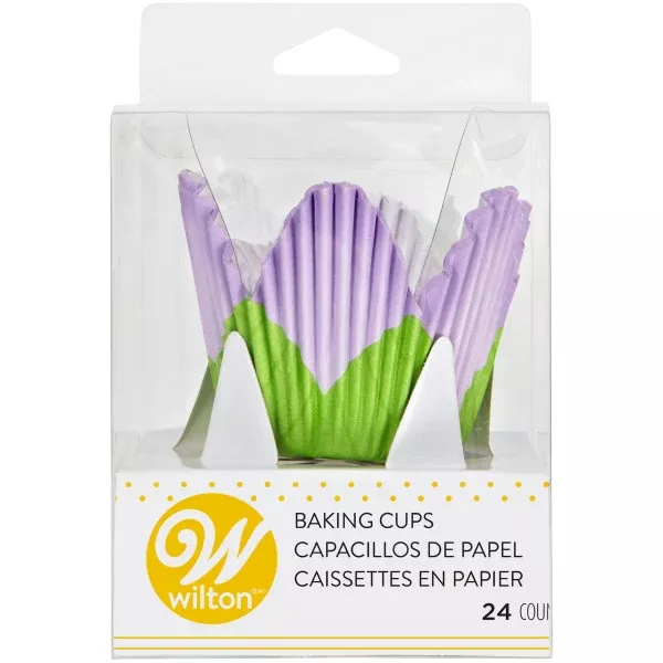 wilton-lavender-petal-cupcake-liners-24-count Wilton Lavender Petal Cupcake Liners, 24-Count