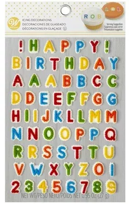 wilton-letters-numbers-icing-decorations Wilton Letters and Numbers Icing Decorations