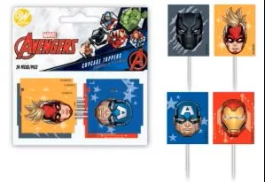 Wilton Marvel Avengers Fun Picks Wilton 24 Package