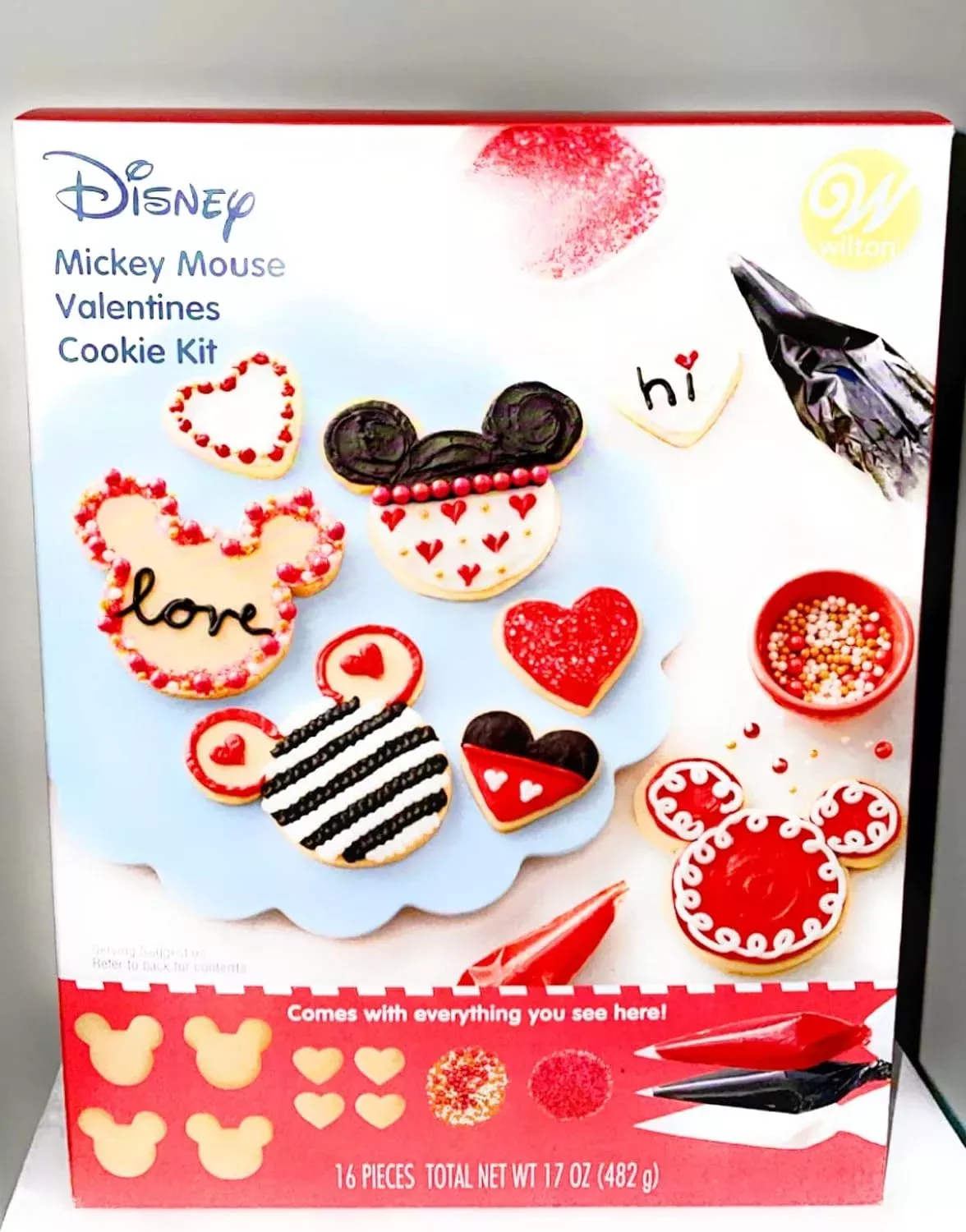 wilton-mickey-head-n-heart-pre-baked-ready-to-decorate-cookie-kit Wilton MICKEY HEAD N HEART Pre-baked ready to decorate COOKIE KIT
