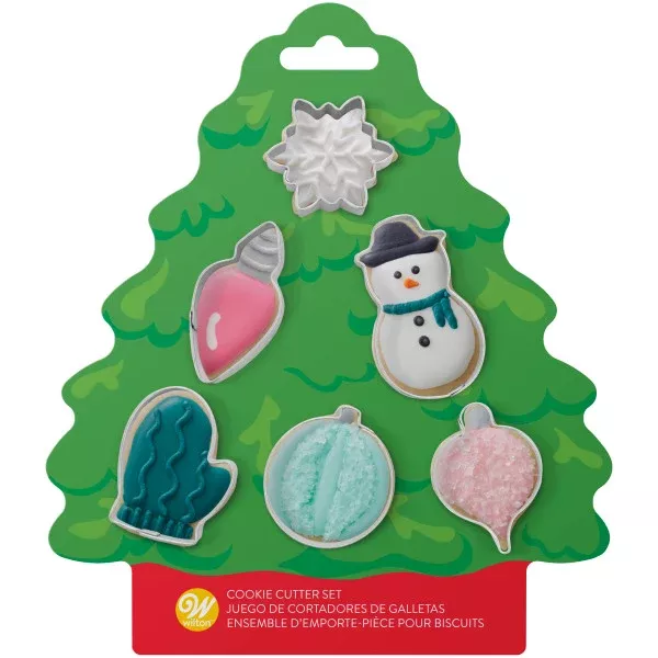 wilton-mini-christmas-cookie-cutter-set-6-piece Wilton Mini Christmas Cookie Cutter Set, 6-Piece