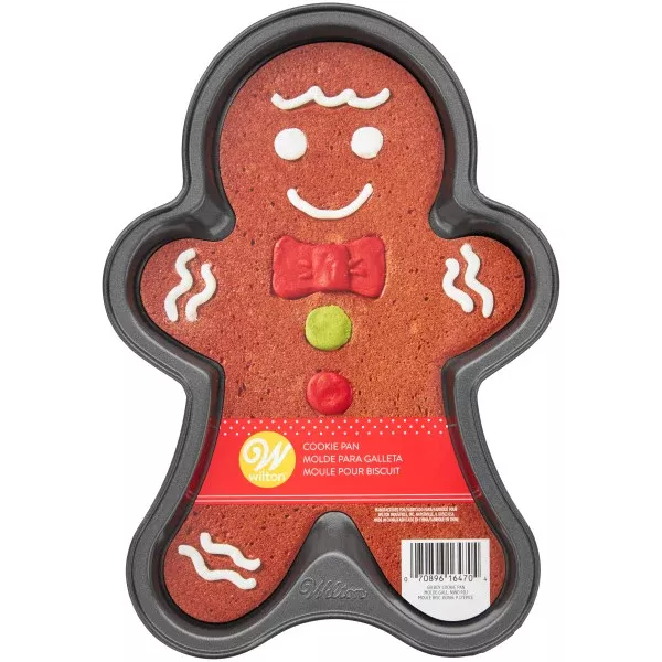 wilton-non-stick-christmas-gingerbread-man-shaped-cookie-pan-11-x-8-inch Wilton Non-Stick Christmas Gingerbread Man-Shaped Cookie Pan, 11 x 8-Inch
