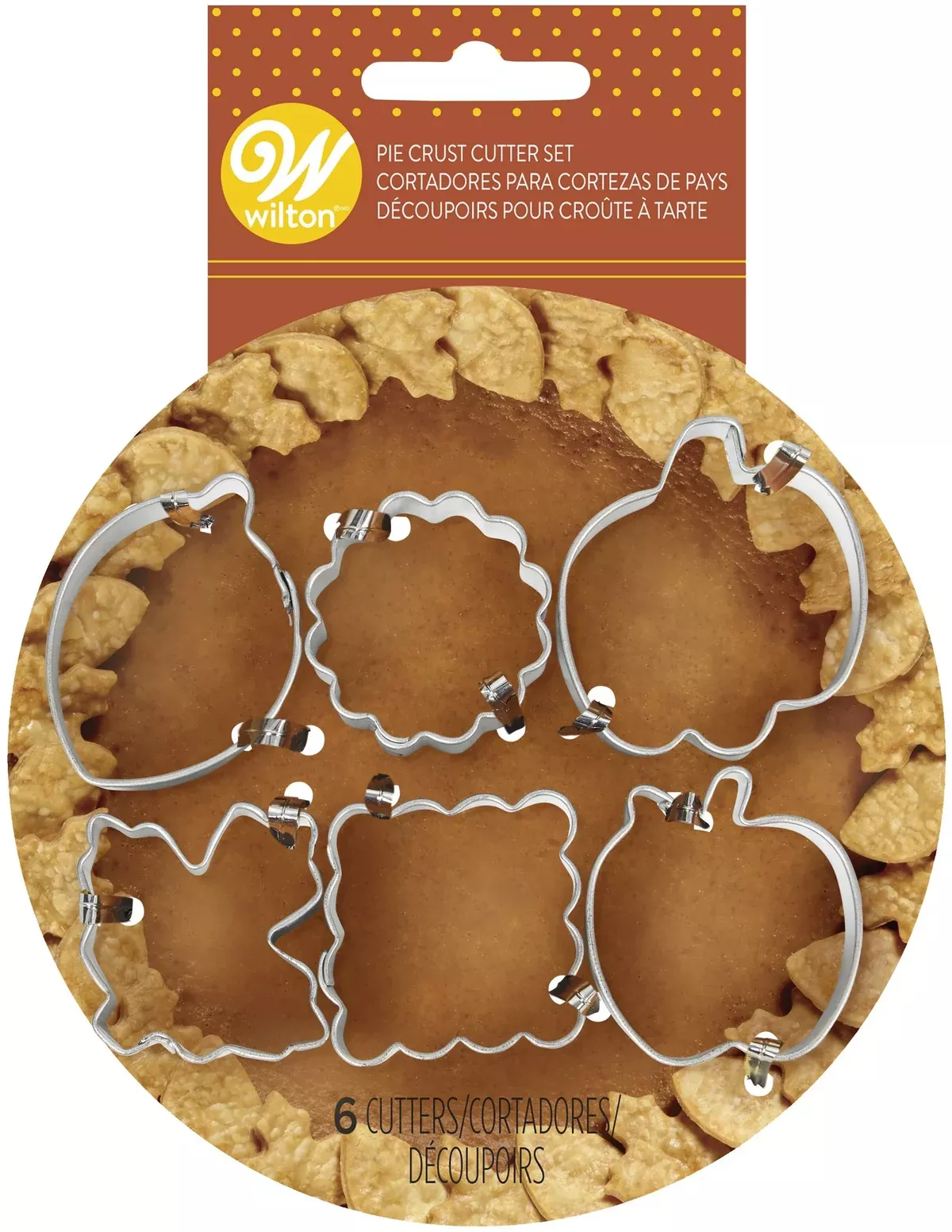 wilton-pie-crust-cutter-set-6-piece-pkg-autumn Wilton Pie Crust Cutter Set 6 piece Pkg-Autumn