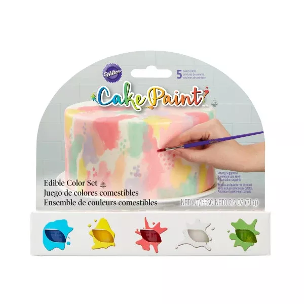 wilton-primary-colors-cake-paint-set-5-piece Wilton Primary Colors Cake Paint Set, 5-Piece
