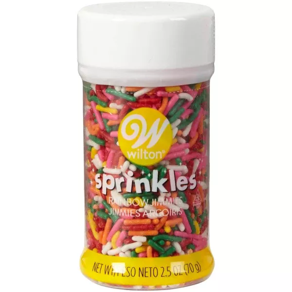 wilton-rainbow-jimmies-sprinkles-2-4-oz Wilton Rainbow Jimmies Sprinkles – 2.4 oz.