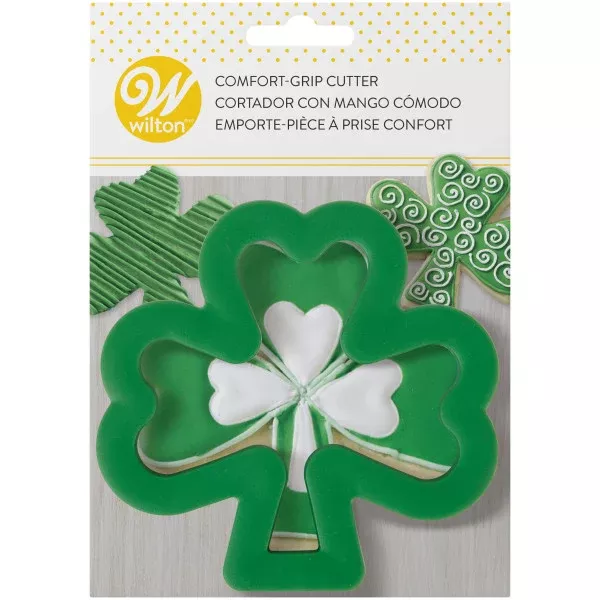 wilton-shamrock-comfort-grip-cookie-cutter Wilton Shamrock Comfort-Grip Cookie Cutter