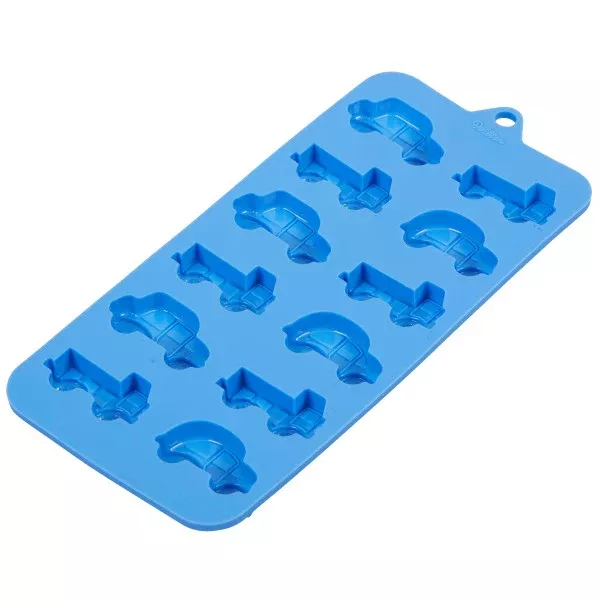 wilton-silicone-car-truck-candy-mold-12-cavity Wilton Silicone Car and Truck Candy Mold, 12-Cavity