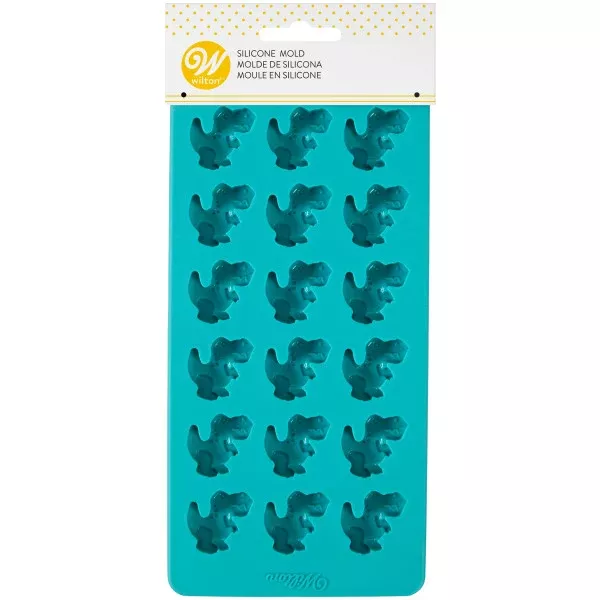wilton-silicone-dinosaur-candy-mold-18-cavity Wilton Silicone Dinosaur Candy Mold, 18-Cavity