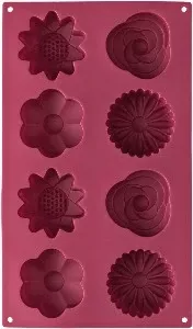 wilton-silicone-flower-candy-mold-8-cavity Wilton Silicone Flower Candy Mold, 8-Cavity