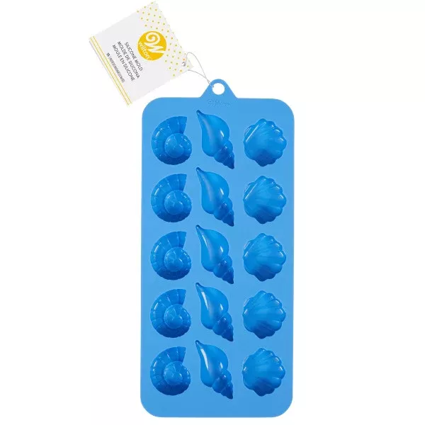Wilton Silicone Seashell Candy Mold, 15-Cavity