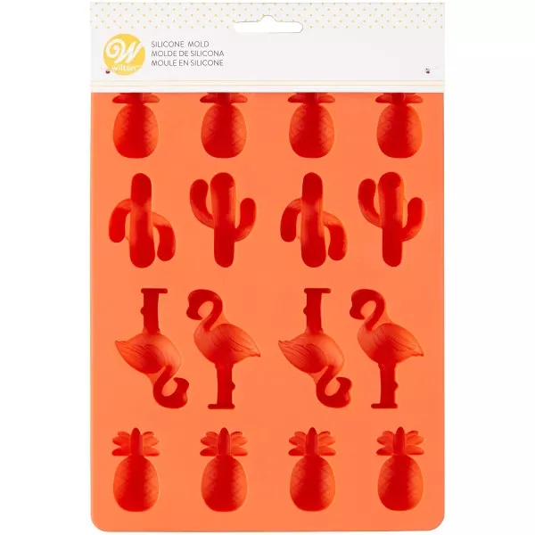 wilton-silicone-tropical-candy-mold-16-cavity Wilton Silicone Tropical Candy Mold, 16-Cavity