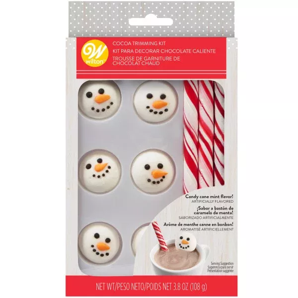wilton-snowman-with-candy-cane-cocoa-trimming-kit-3-8-oz Wilton Snowman with Candy Cane Cocoa Trimming Kit, 3.8 oz.