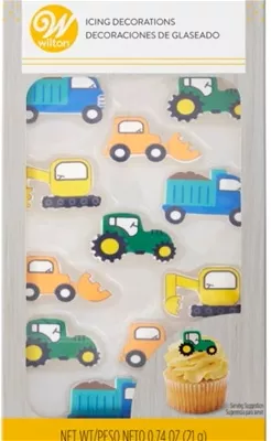 wilton-tractor-truck-royal-icing-decorations Wilton Tractor Truck Royal Icing Decorations