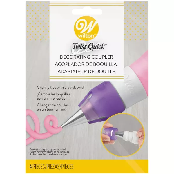 Wilton Twist Quick Decorating Coupler, 4-Pieces