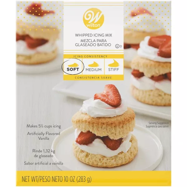 wilton-whipped-icing-mix-vanilla-10-oz Wilton Whipped Icing Mix, Vanilla, 10 oz.