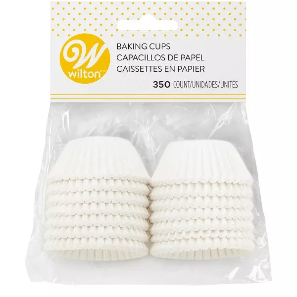wilton-white-mini-cupcake-liners-350-count Wilton White Mini Cupcake Liners, 350-Count
