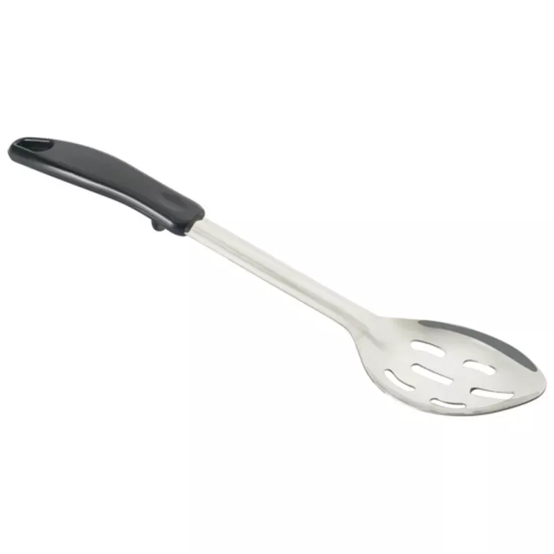 winco-bhsp-13-13-slotted-basting-spoon-with-stop-hook-polypropylene-handle Winco BHSP-13 13″ Slotted Basting Spoon with Stop-Hook Polypropylene Handle