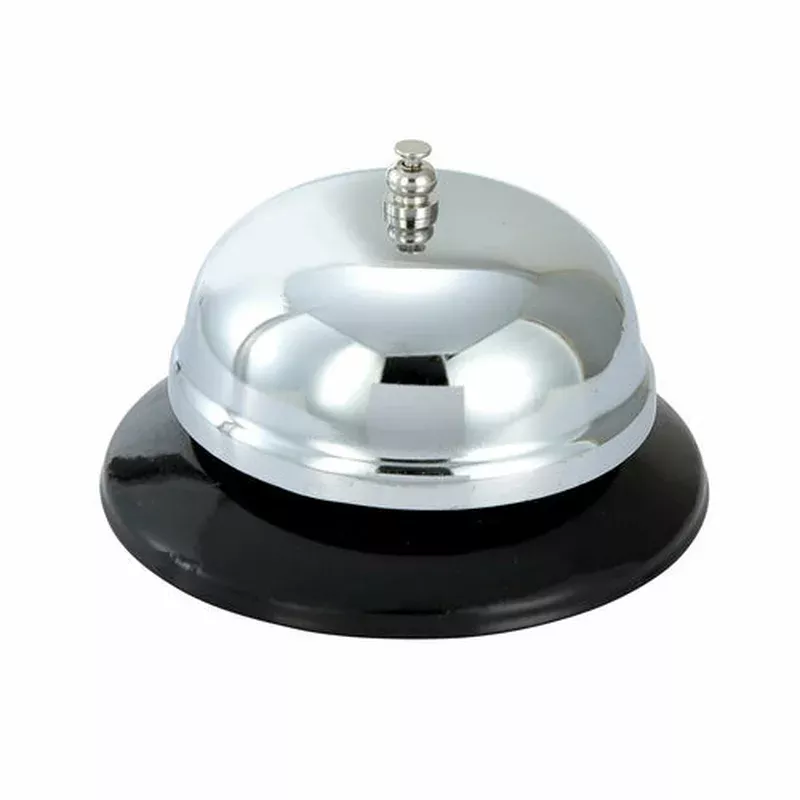 winco-cbel-2-chrome-plated-call-bell-4-diameter Winco CBEL-2 Chrome-Plated Call Bell 4″ Diameter