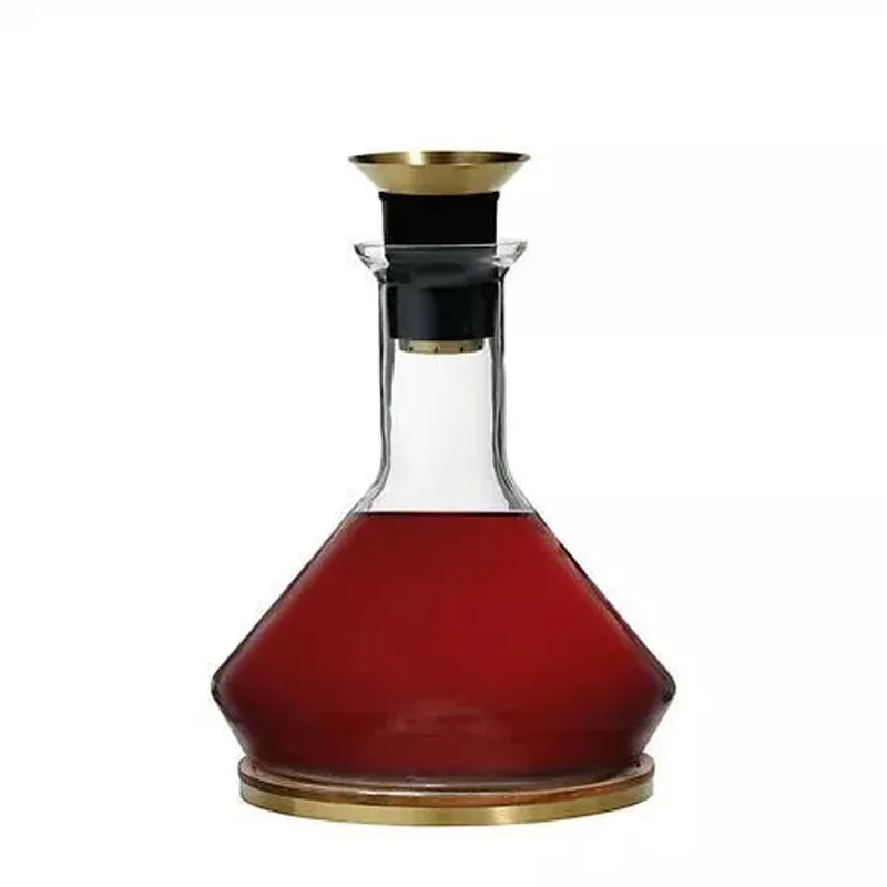 wine-decanter-with-acacia-wood-coaster Wine Decanter With Acacia Wood Coaster
