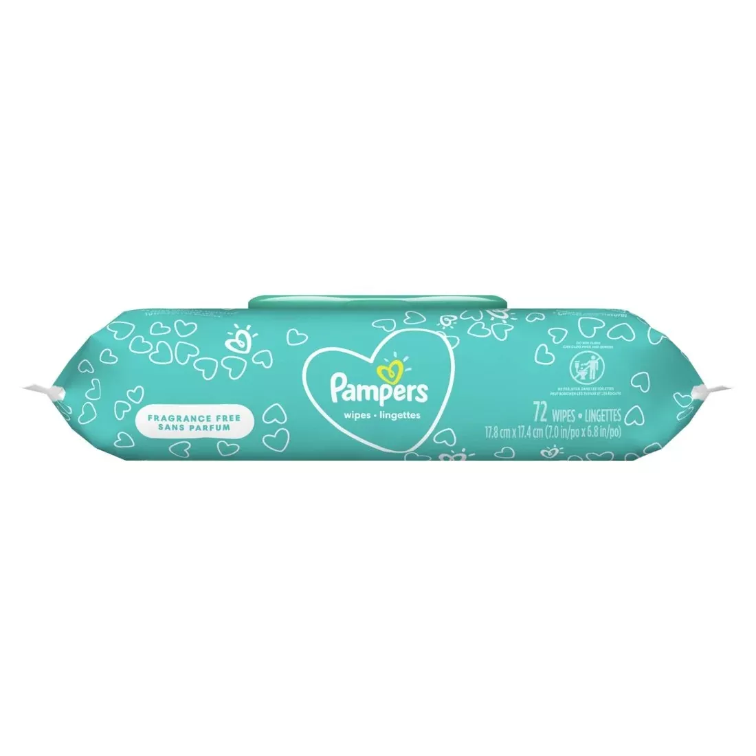 wipes-pop-top-pampers-fragrance-free-72ct-case-8 Wipes Pop-Top Pampers Fragrance Free 72Ct - Case of 8