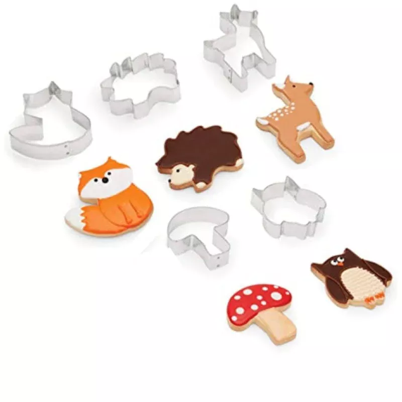 Woodland Animal Cutter 5/set