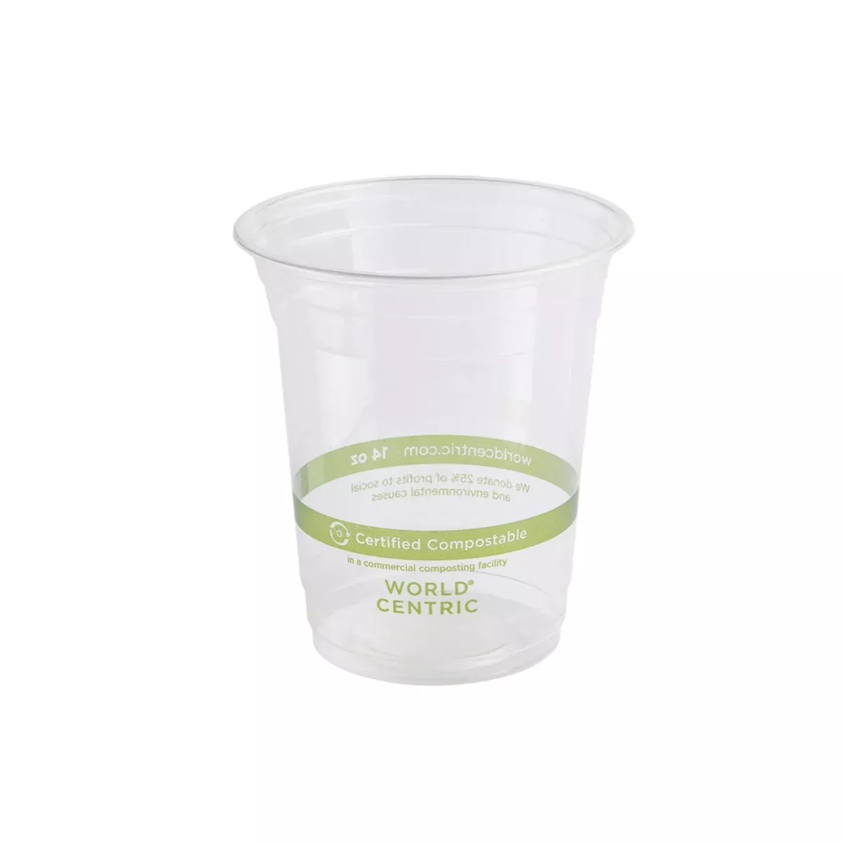 world-centric-14oz-cold-cup-clear-case-1000 World Centric - 14oz Cold Cup, Clear - Case of 1000