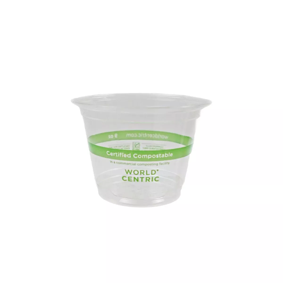 world-centric-cp-cs-9q-9oz-cold-cup-clear-squat-case-1000 World Centric CP-CS-9Q - 9oz Cold Cup, Clear, Squat - Case of 1000