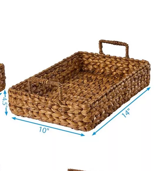 WOVEN BASKET TRAY-MEDIUM