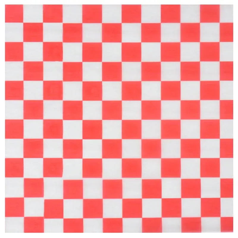 Wraps Deli 12 x 12 Inch Red Checker6 – 1000 COUNT